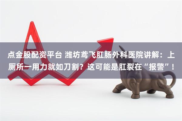 点金股配资平台 潍坊鸢飞肛肠外科医院讲解：上厕所一用力就如刀割？这可能是肛裂在“报警”！
