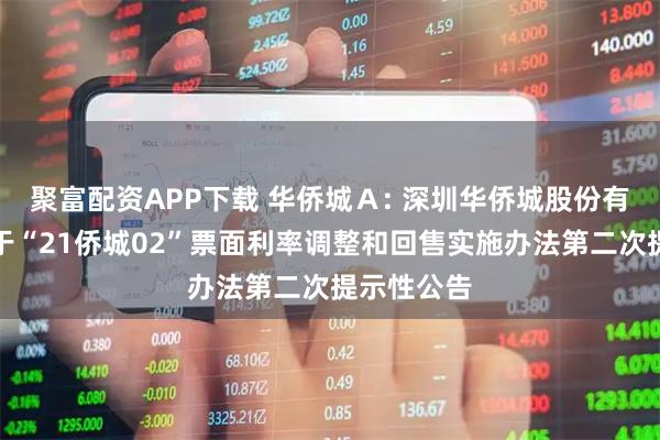 聚富配资APP下载 华侨城Ａ: 深圳华侨城股份有限公司关于“21侨城02”票面利率调整和回售实施办法第二次提示性公告