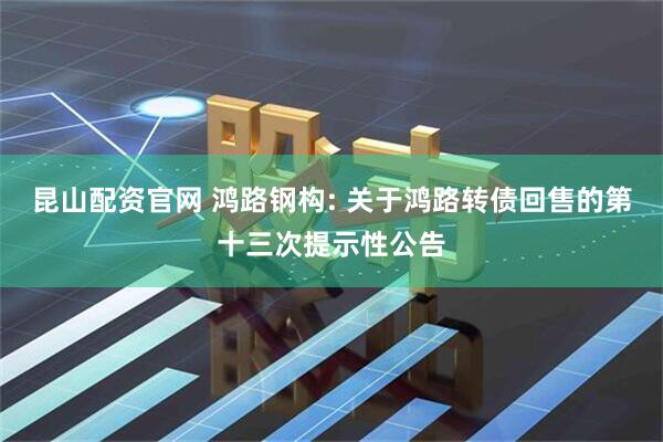 昆山配资官网 鸿路钢构: 关于鸿路转债回售的第十三次提示性公告